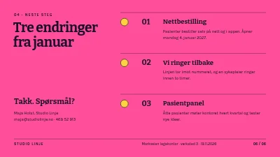 Side 6 av Tjenestedesign — pasientreise
