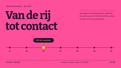 Pagina 1 van Servicedesign — patiëntreis