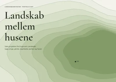 Portfolio for landskabsarkitekt – 24 sider