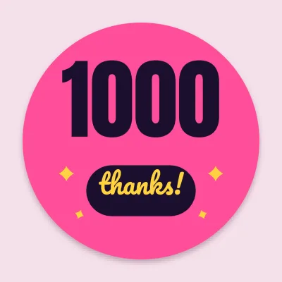A thousand thanks