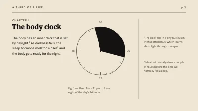 Page 3 of Talk on sleep — a third of a life