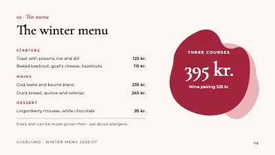 Page 4 of Menu concept — new winter menu