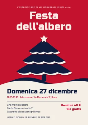 Festa dell'albero di Natale — carta ritagliata