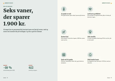 Side 34–35 af Medlemsblad for boligforening – 64 sider