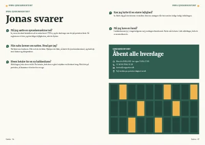 Side 46–47 af Medlemsblad for boligforening – 64 sider