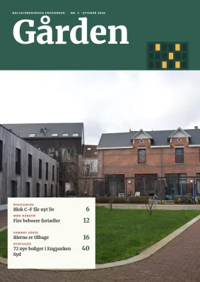 Medlemsblad for boligforening – 64 sider