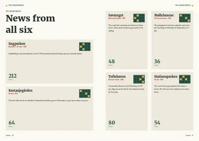 Pages 20–21 of Member magazine for a housing association – 64 pages