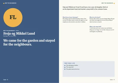 Pages 36–37 of Member magazine for a housing association – 64 pages