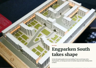 Pages 40–41 of Member magazine for a housing association – 64 pages