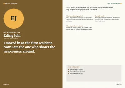 Pages 48–49 of Member magazine for a housing association – 64 pages