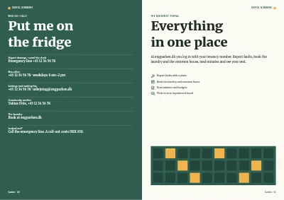 Pages 60–61 of Member magazine for a housing association – 64 pages