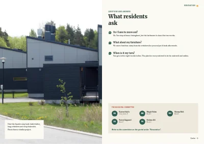 Pages 10–11 of Member magazine for a housing association – 64 pages