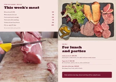 Page 2 de Butcher and delicatessen