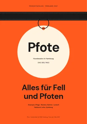 Produktkatalog — Hundesalon