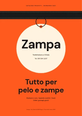 Catalogo prodotti — salone di toelettatura per cani
