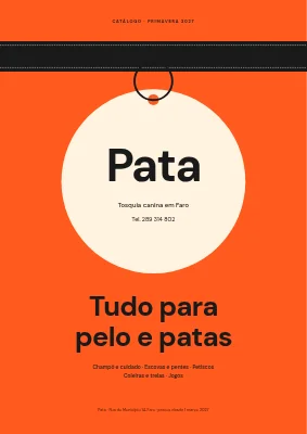 Catálogo de produtos — salão de tosquia canina
