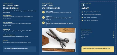 Side 2 af Syværkstedets tekstilkurser