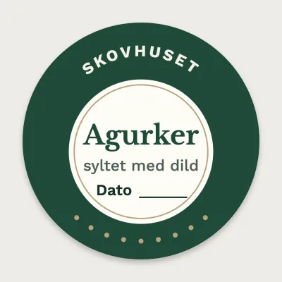 Agurker i grøn ring