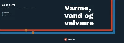 Omslag af Brochure for VVS-firma – 16 sider