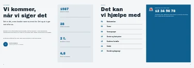 Side 2–3 af Brochure for VVS-firma – 16 sider