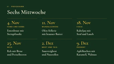 Seite 4 von Kochkurs — die Herbstküche