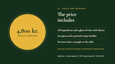 Page 6 of Cookery course — the autumn kitchen