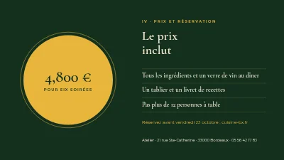Page 6 de Cours de cuisine — la cuisine d'automne