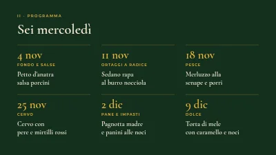 Pagina 4 di Corso di cucina — la cucina d'autunno