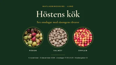 Matlagningskurs — höstköket