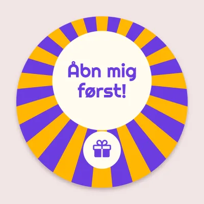 Åbn mig først