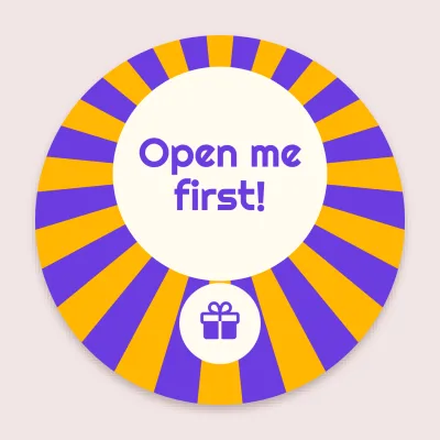 Open me first