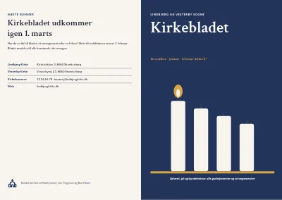 Omslag af Kirke- og sogneblad – 32 sider