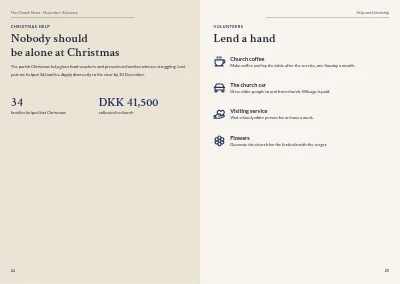 Pages 24–25 of Parish magazine – 32 pages