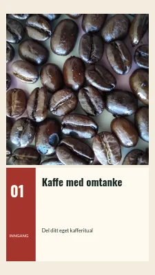 Kaffe med omtanke · Fotobillett