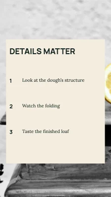 Page 2 of Craft in every slice · Photo checklist