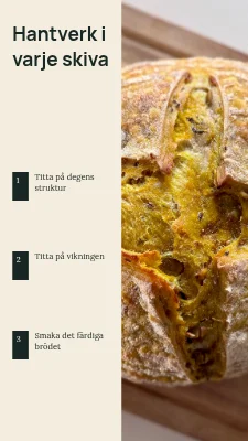 Hantverk i varje skiva · Fotochecklista