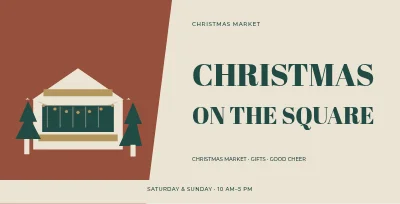 Christmas market – Modern contrast