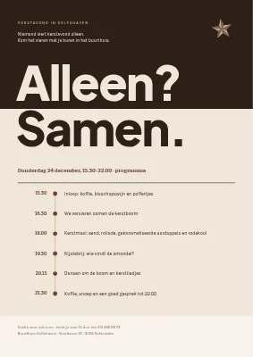 Kerstavond voor iedereen — programma
