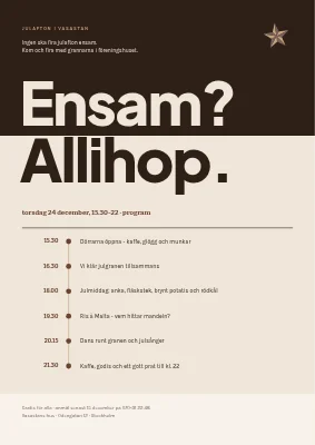 Julafton för alla — program