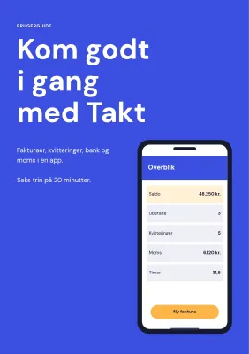 Brugerguide til app for små virksomheder – 20 sider
