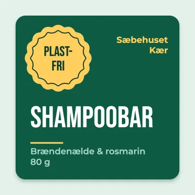 Shampoobar uden plastik