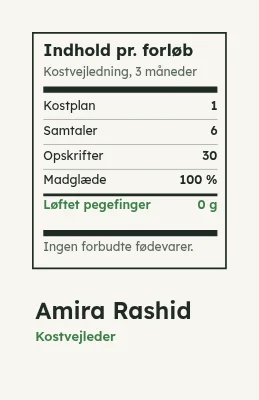 Indhold pr. forløb