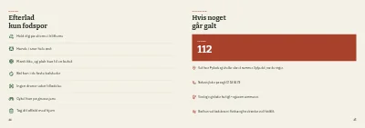 Side 44–45 af Vandreguide til nationalpark – 48 sider
