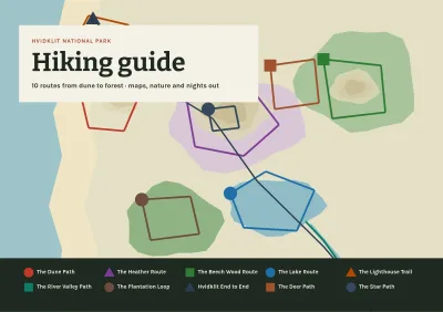 Hiking guide to a national park – 48 pages