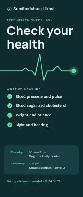 Senior health check roll-up — check your health