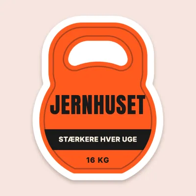 Kettlebell-klistermærket