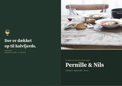 Bryllup ved langbordet