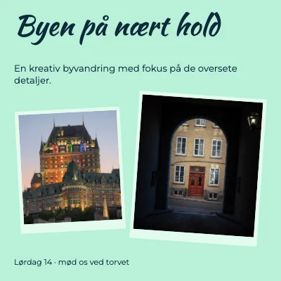 Byen på nært hold · Rejsefrimærker