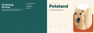 Omslag af Brochure for dyrepension – 8 sider