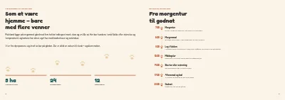 Side 2–3 af Brochure for dyrepension – 8 sider